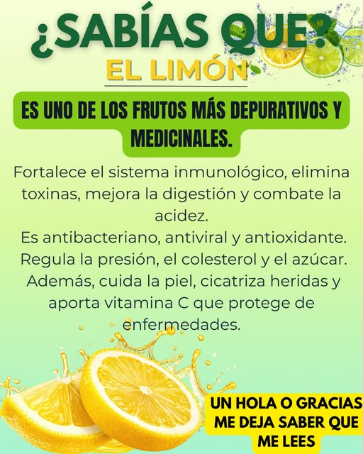 Beneficios del Limón