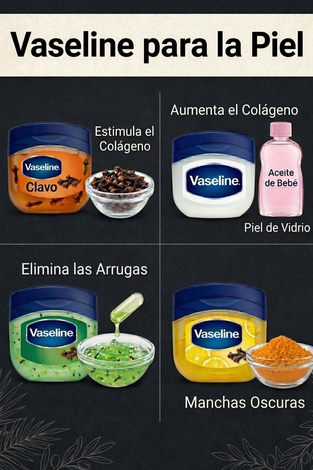 Recetas con Vaselina