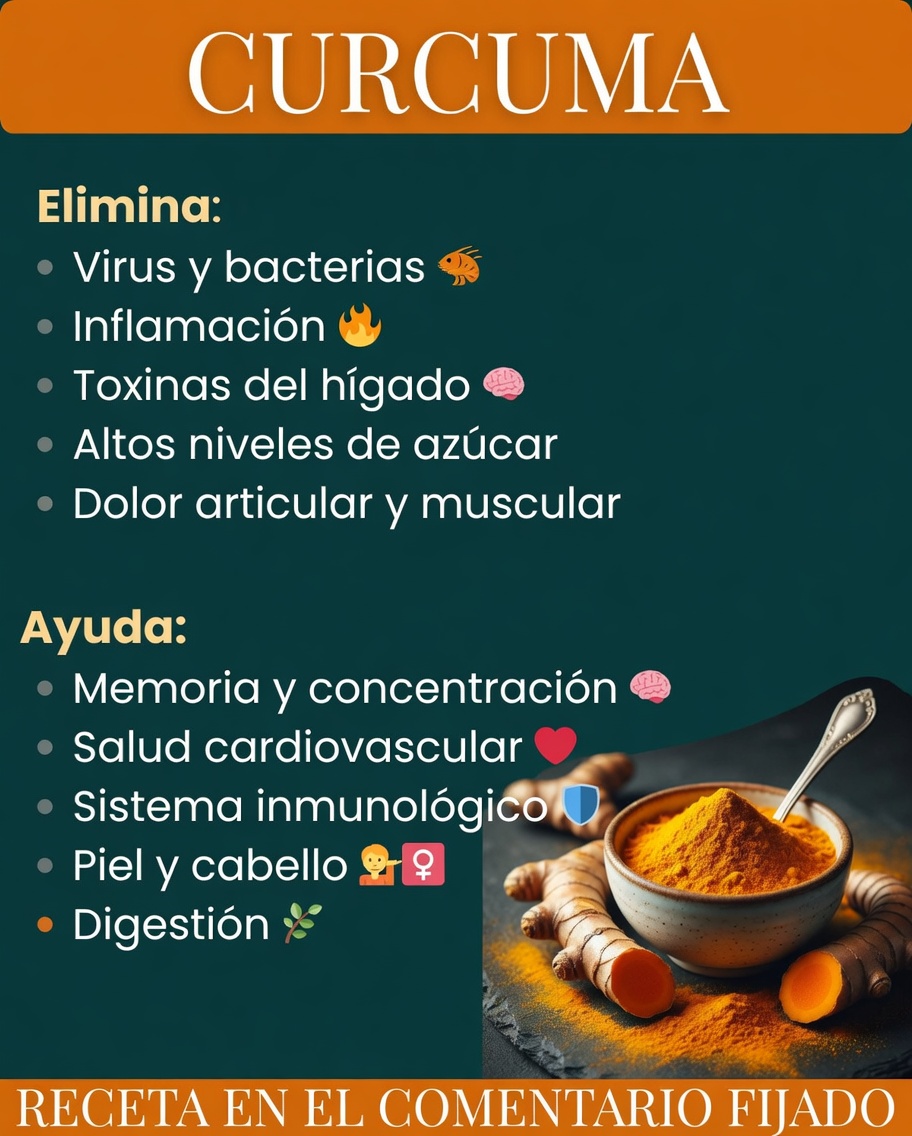Cúrcuma en Polvo y Raíz Fresca