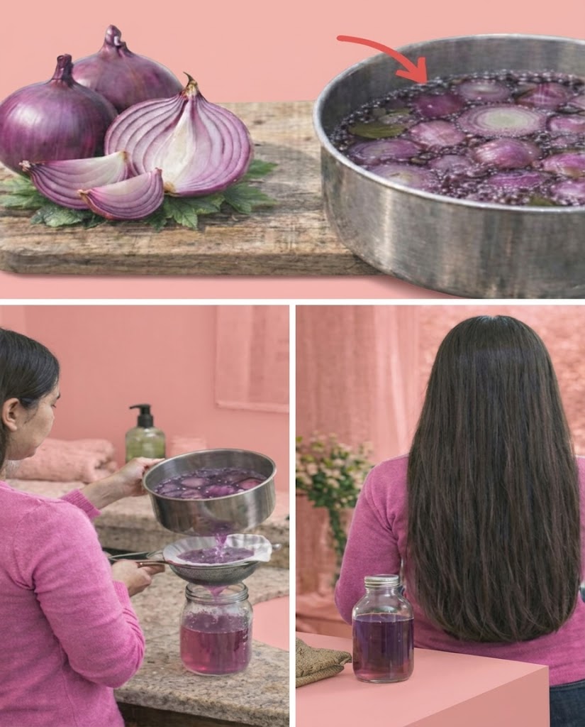 Preparación de aceite de cebolla para el cabello