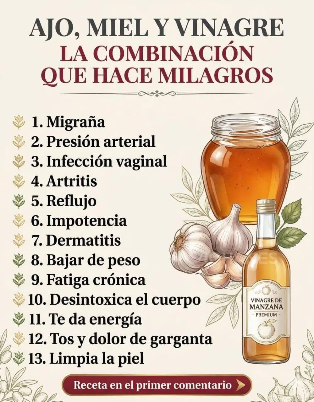 Ajo Miel y Vinagre