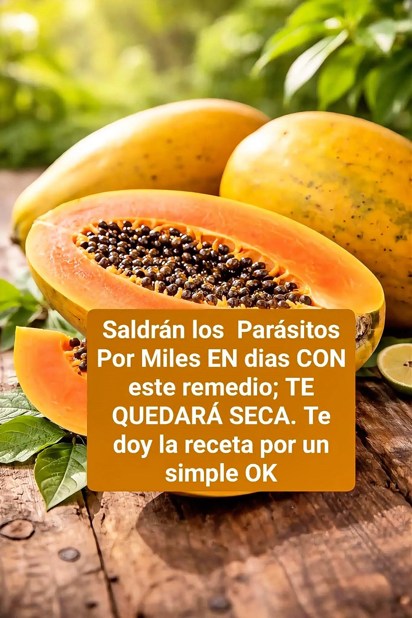 Papayas frescas