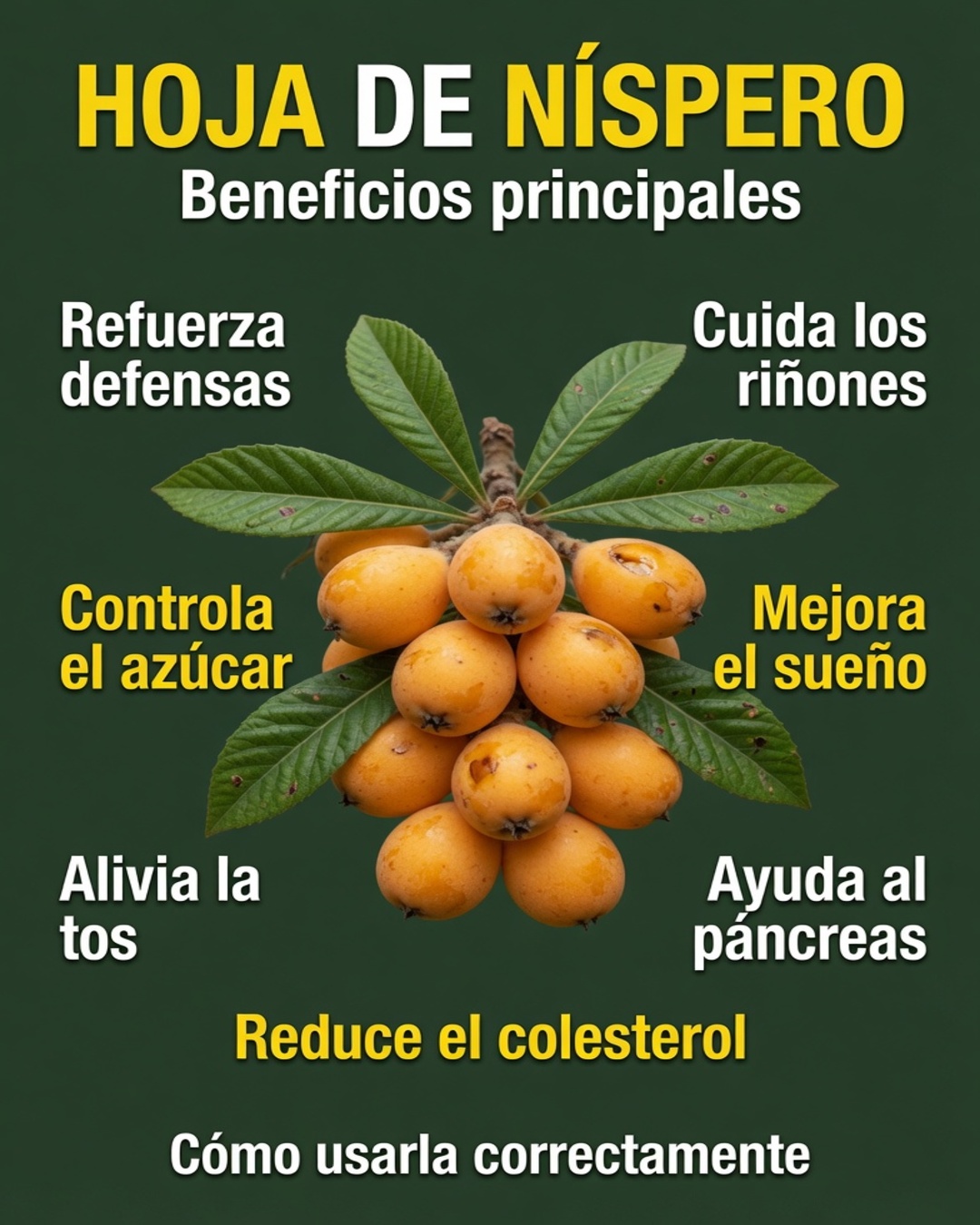 Beneficios de las Hojas de Níspero