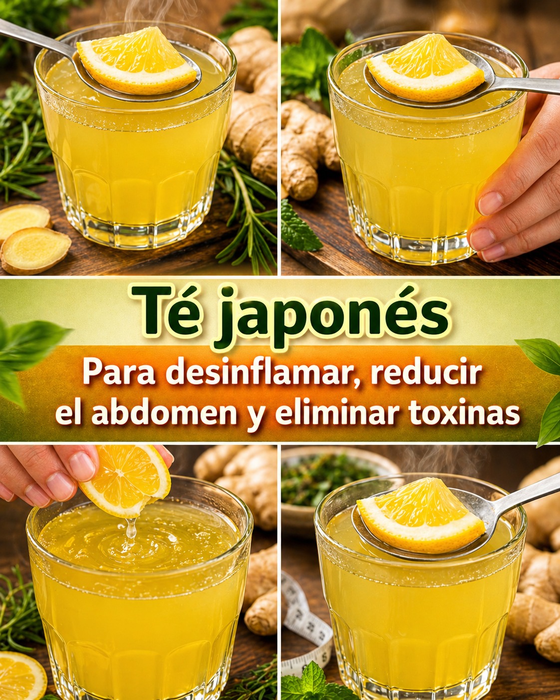 Té japonés de jengibre y limón