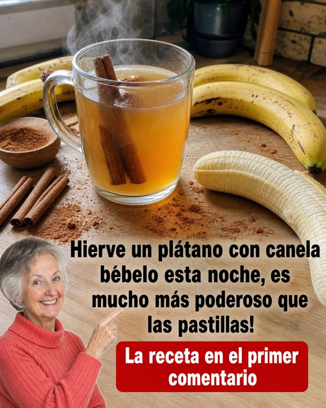 Té de Plátano con Canela