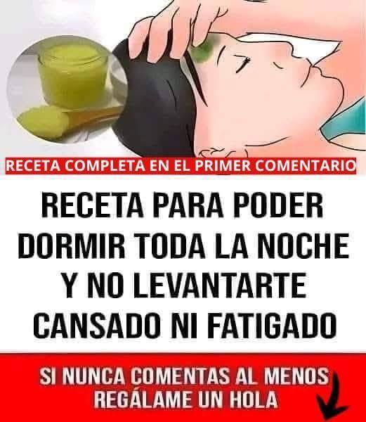 Recetas de sueño y relajación