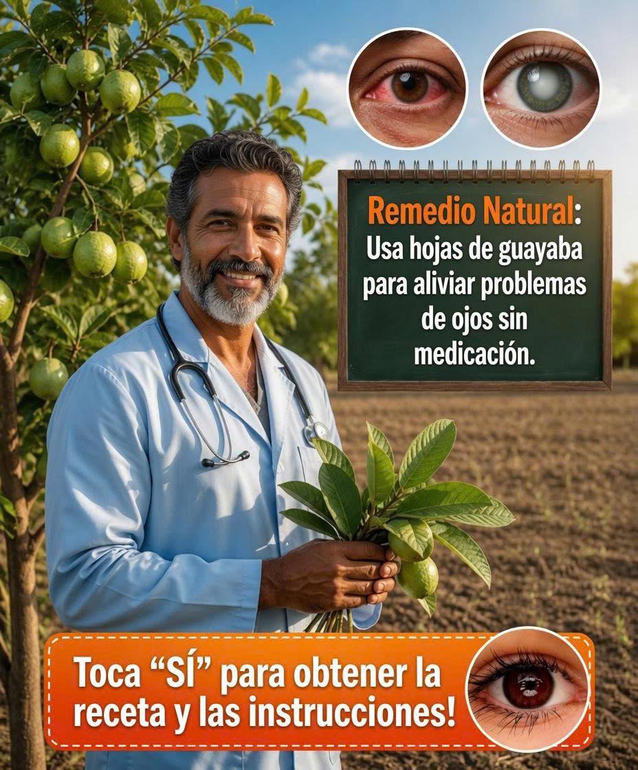 Remedio Natural Hojas de Guayaba para Problemas Oculares