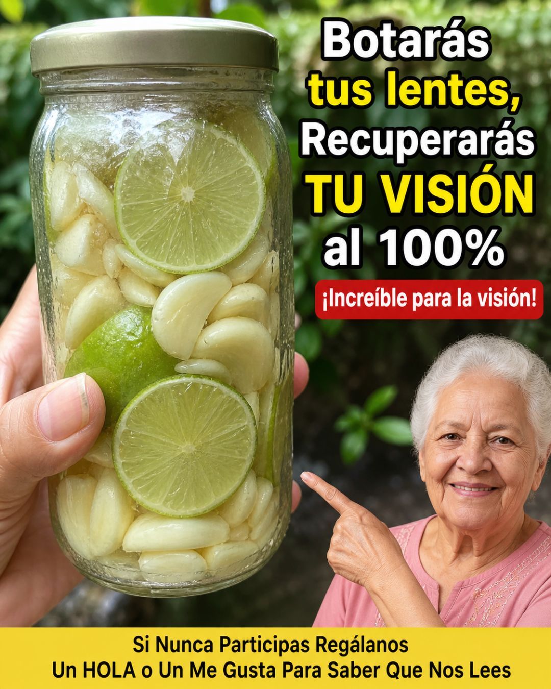 Remedio natural de ajo y limón para mejorar la visión