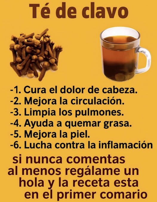 Té de clavo de olor