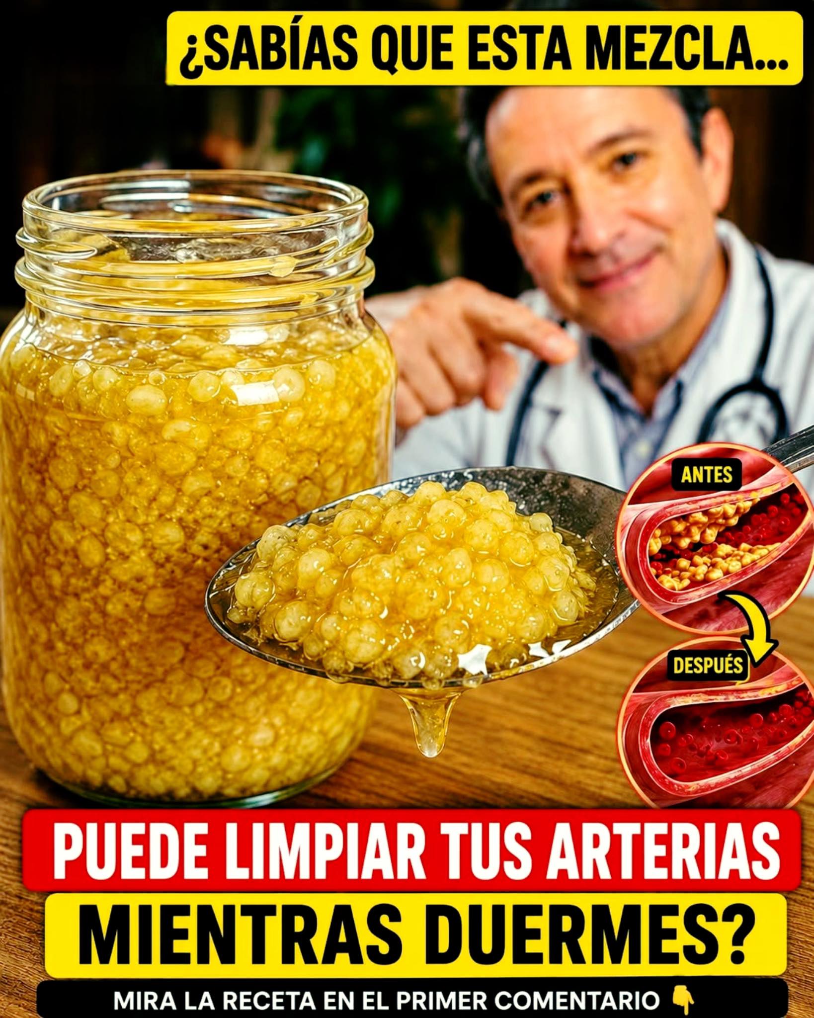 Mezcla de Ajo Jengibre y Miel