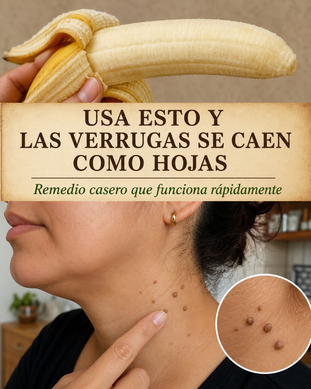 Remedio casero para eliminar verrugas