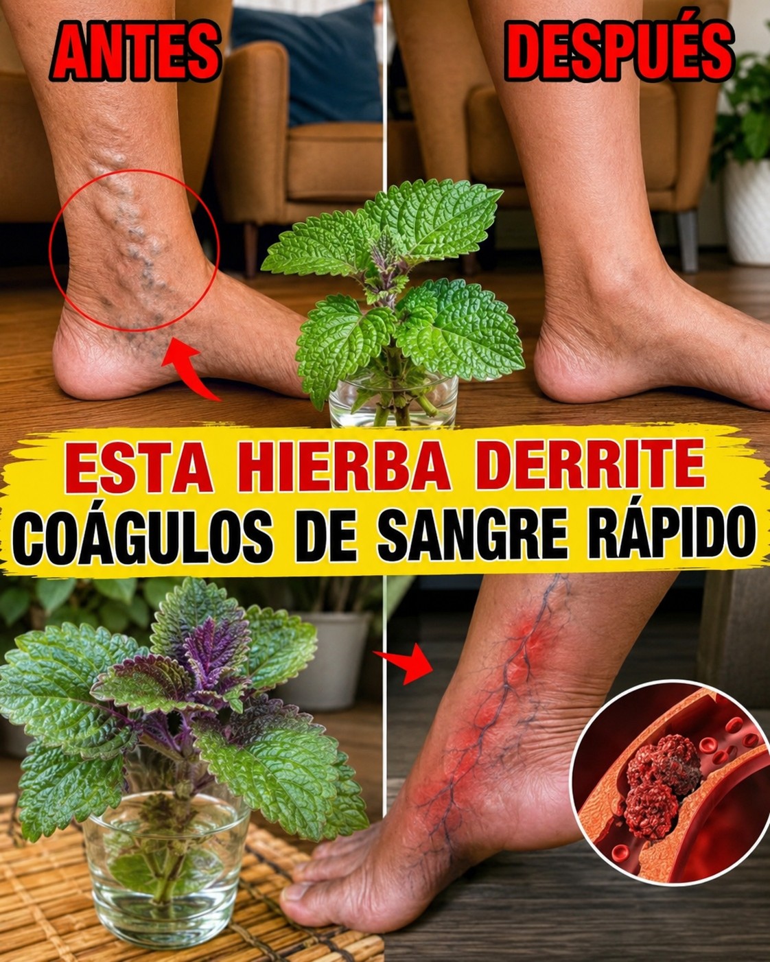 Hierbas para la circulación