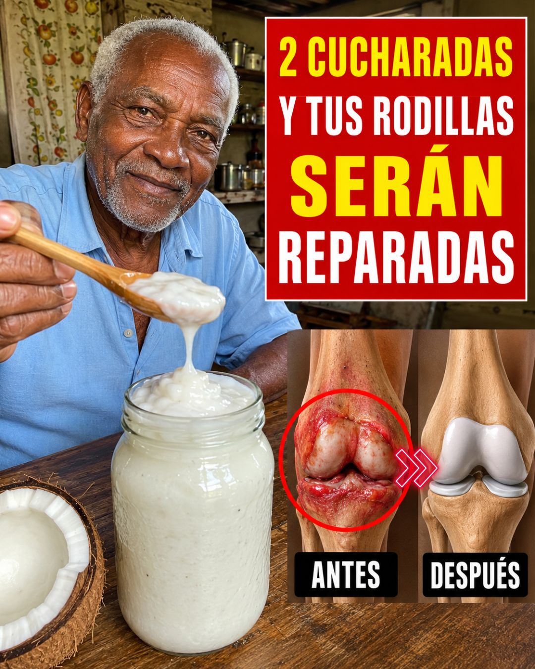 Alimento para regenerar el cartílago de la rodilla