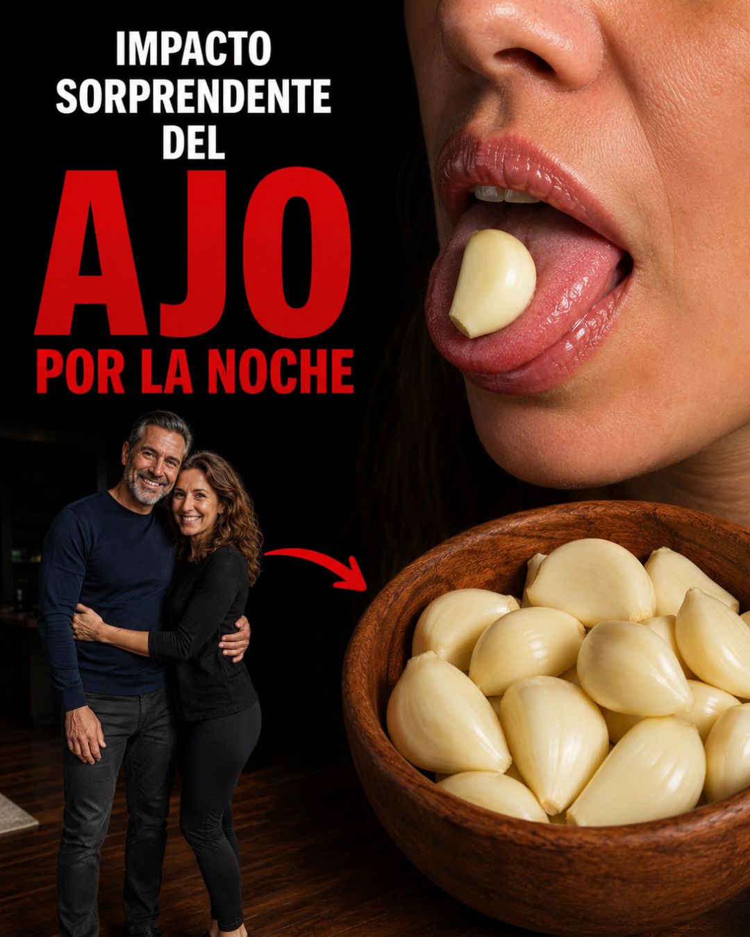 Efecto sorprendente del ajo