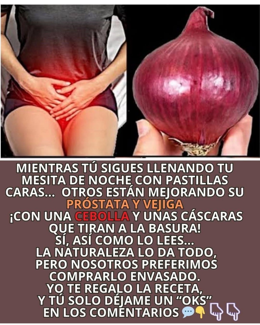 Persona sosteniendo el abdomen bajo y cebolla morada