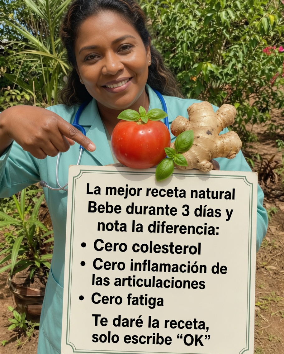 Receta natural con jengibre y tomate