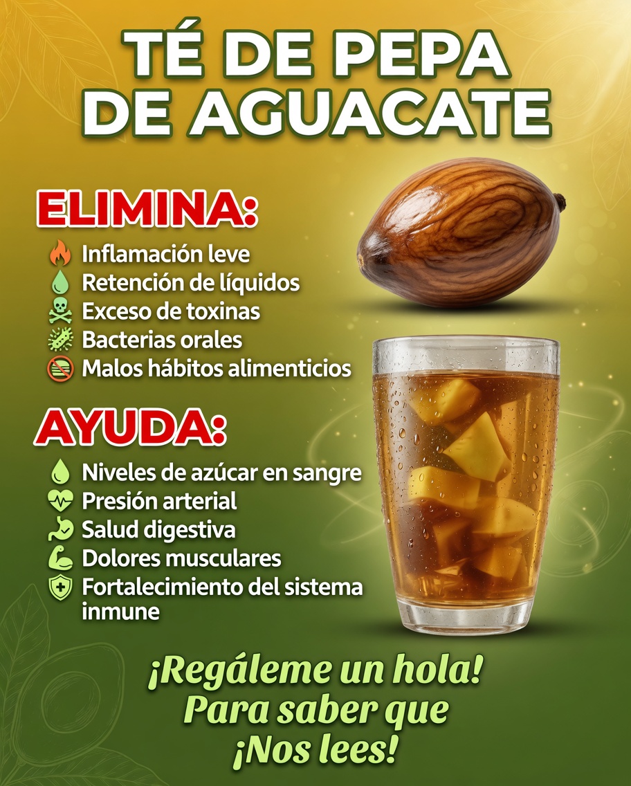 Té de pepa de aguacate