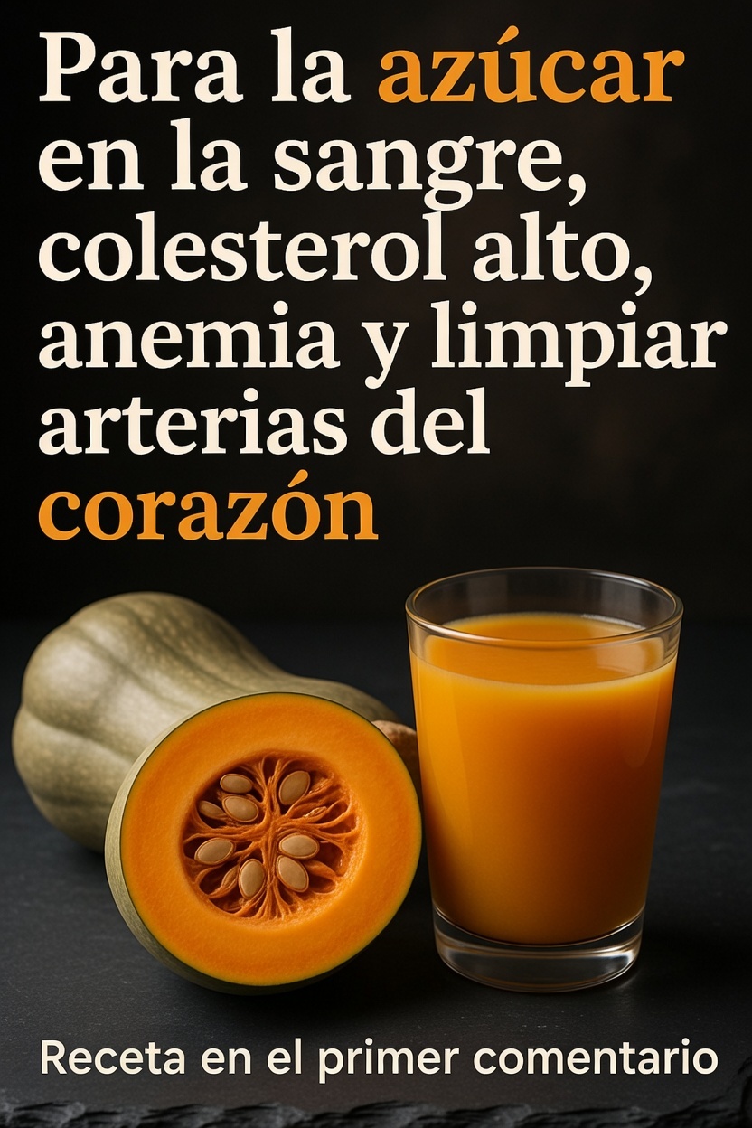 Auyama y jugo de auyama