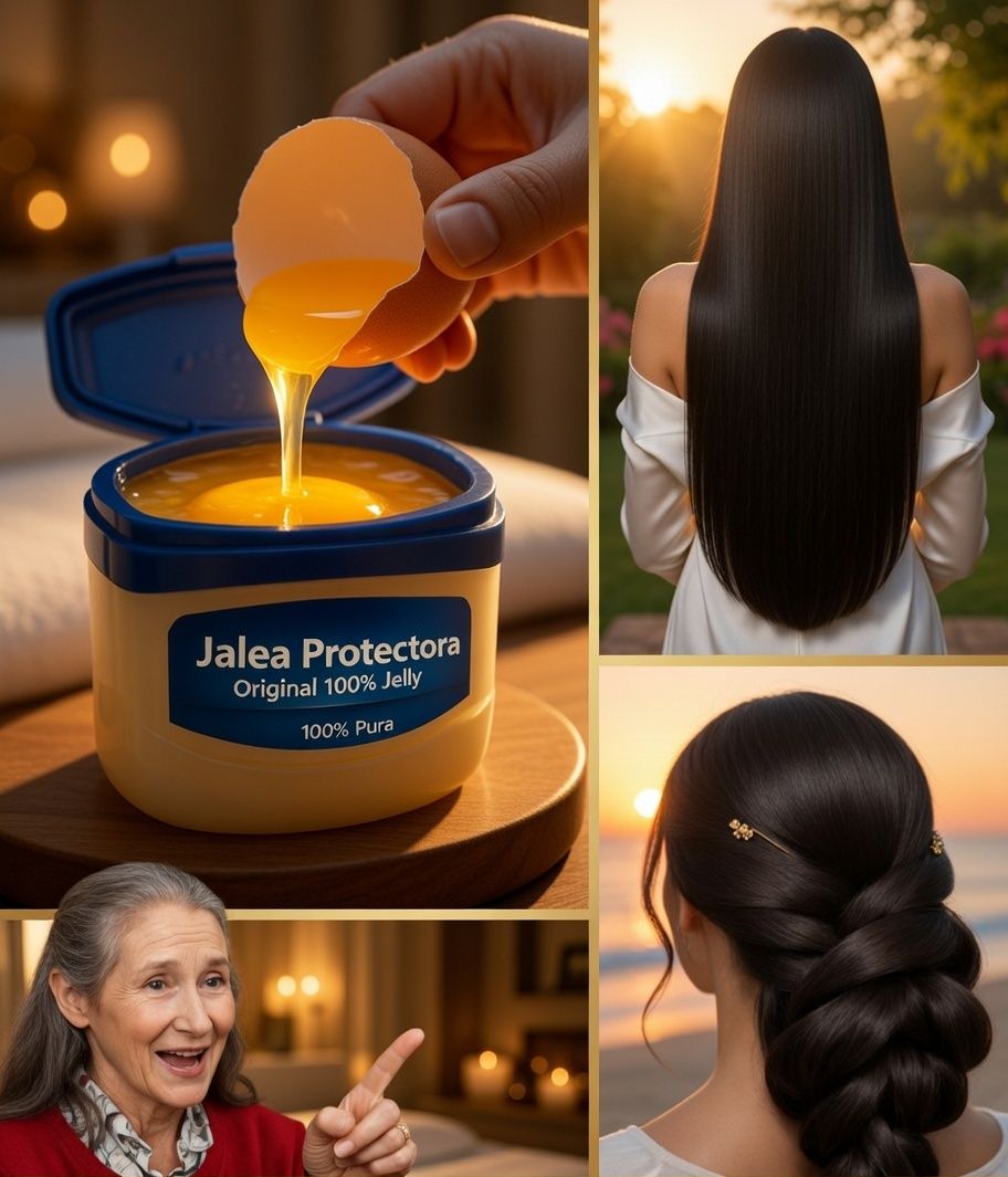 Mascarilla de cabello con huevo y vaselina