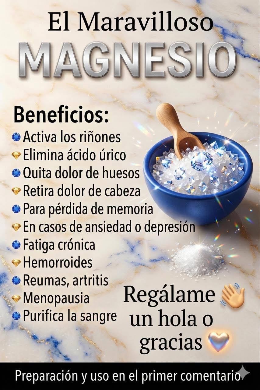 Cristales de Magnesio