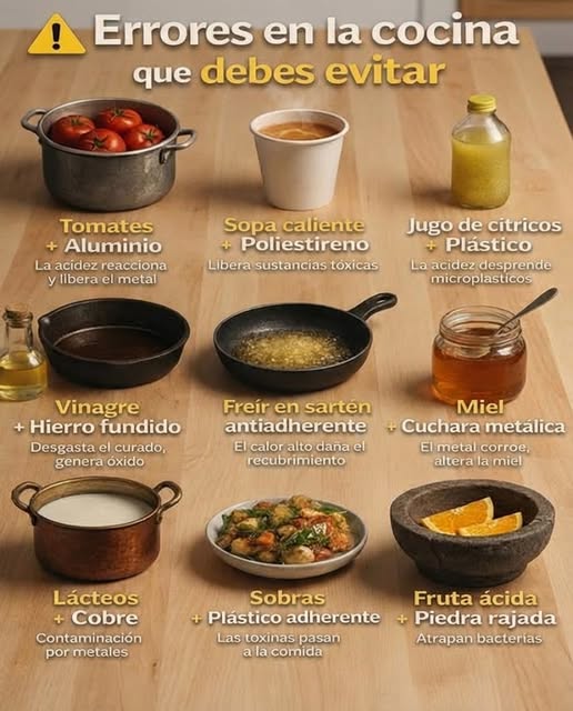 Errores de cocina