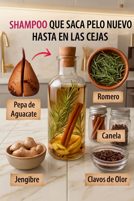 Ingredientes para Shampoo Melena de Acero