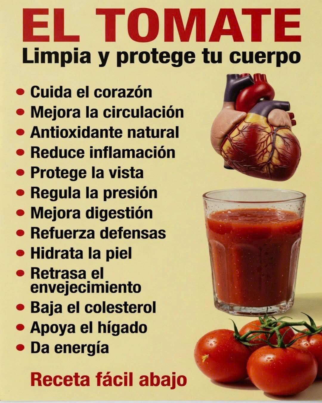 Beneficios del tomate para la salud