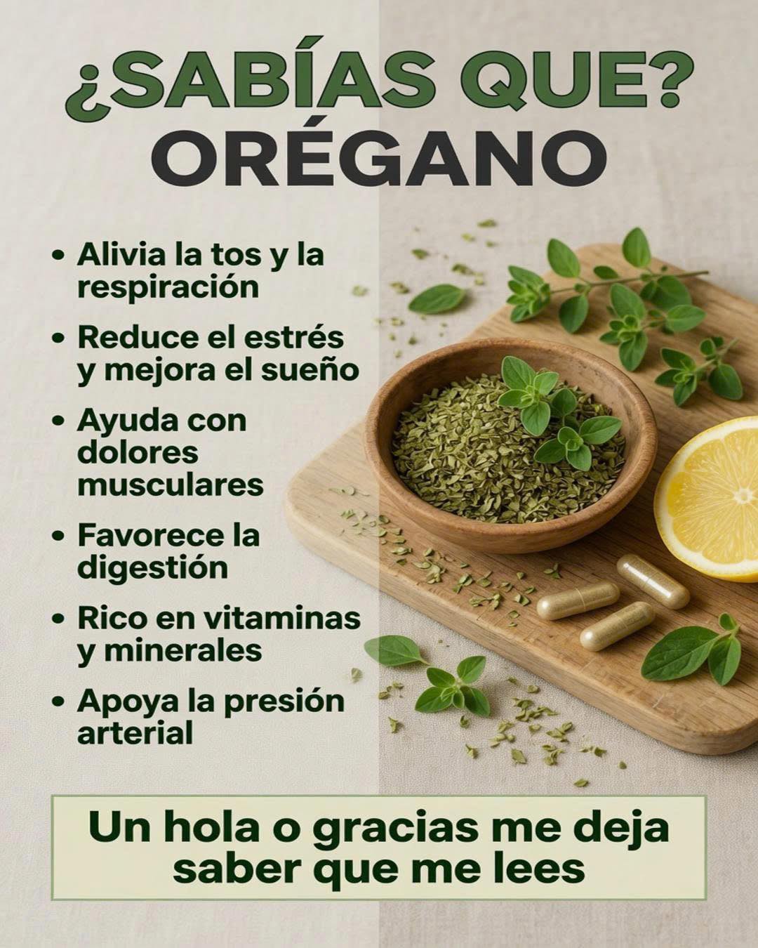 Beneficios del orégano
