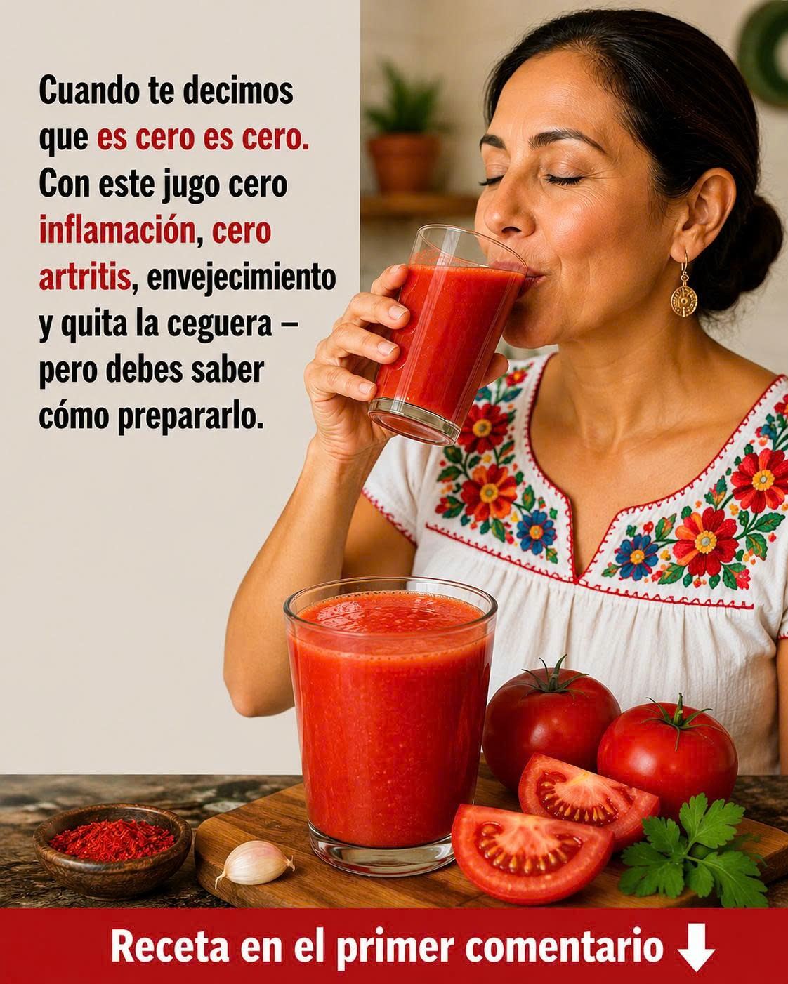 Jugo Cero Colesterol y Cero Inflamación