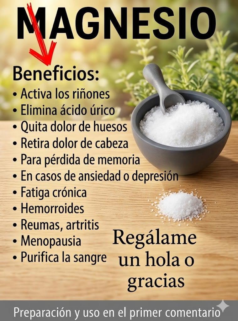 Beneficios del Magnesio