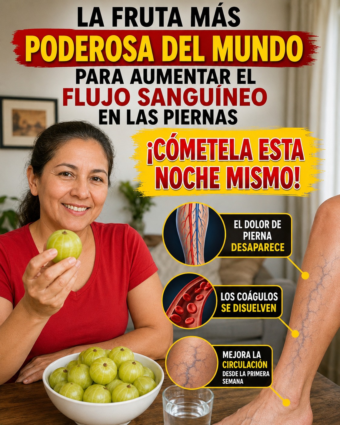 Beneficios de la granada para la circulación sanguínea