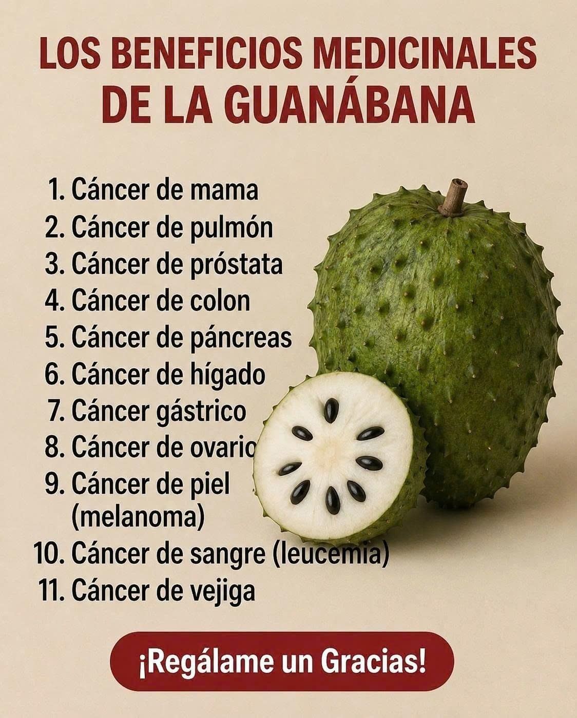 Los beneficios medicinales de la guanábana