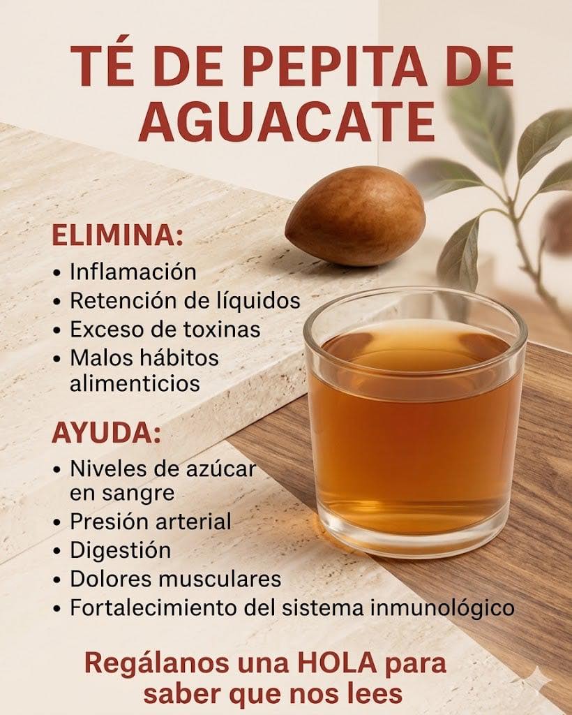 Té de pepa de aguacate