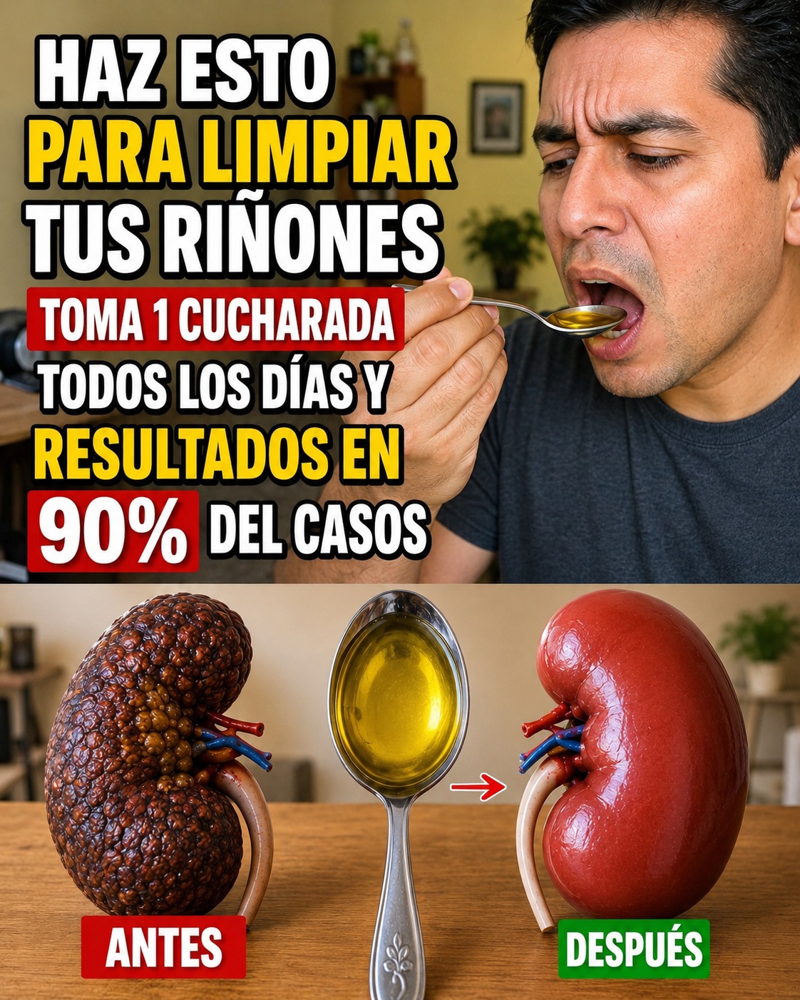 Hábito saludable para los riñones