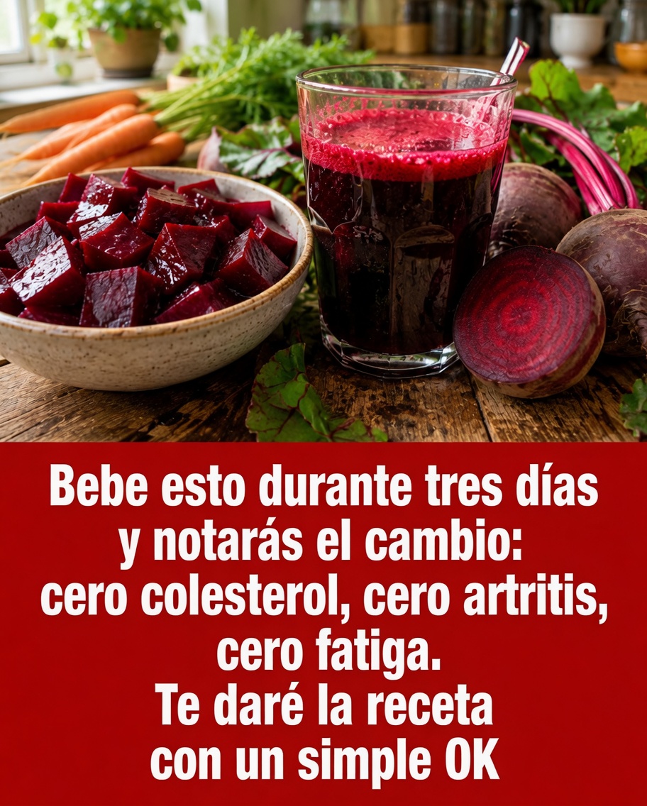 Bebida saludable de remolacha