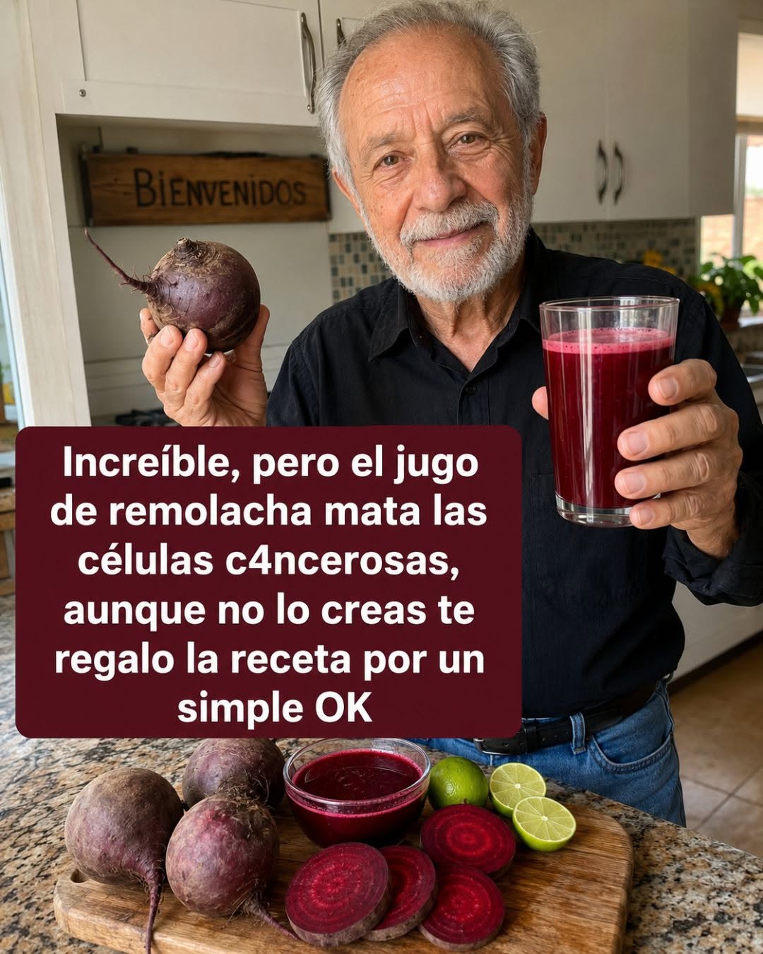 Jugo de remolacha y zanahoria