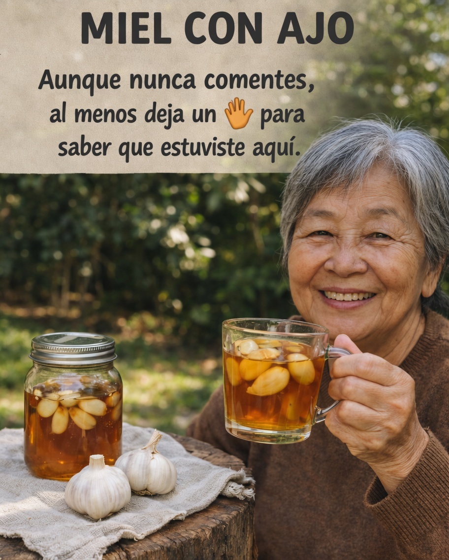 Ajo y miel, un remedio natural poderoso