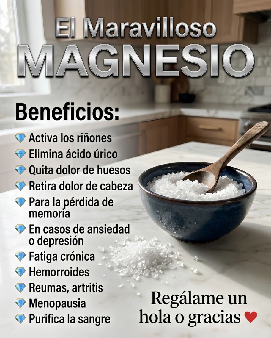Beneficios del Magnesio