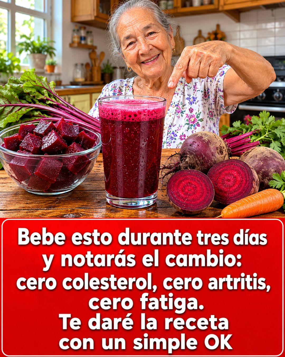 Bebida de remolacha jengibre y limón