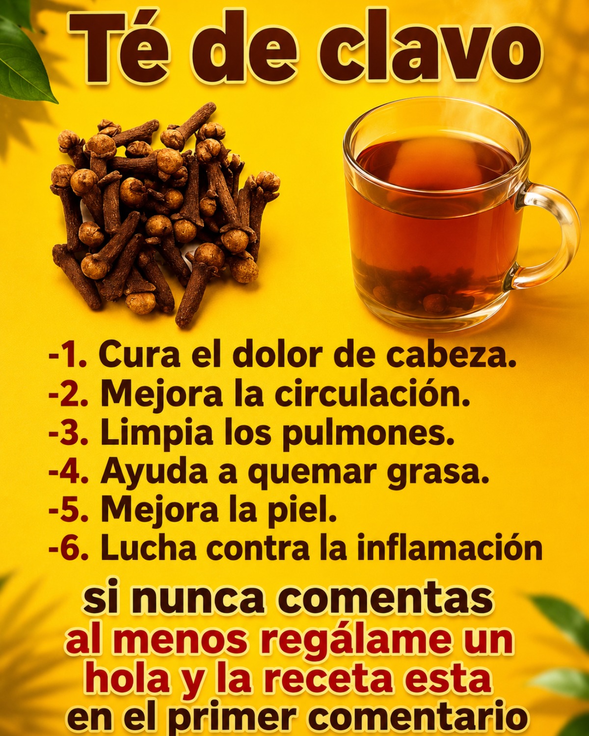 Té de Clavo de Olor