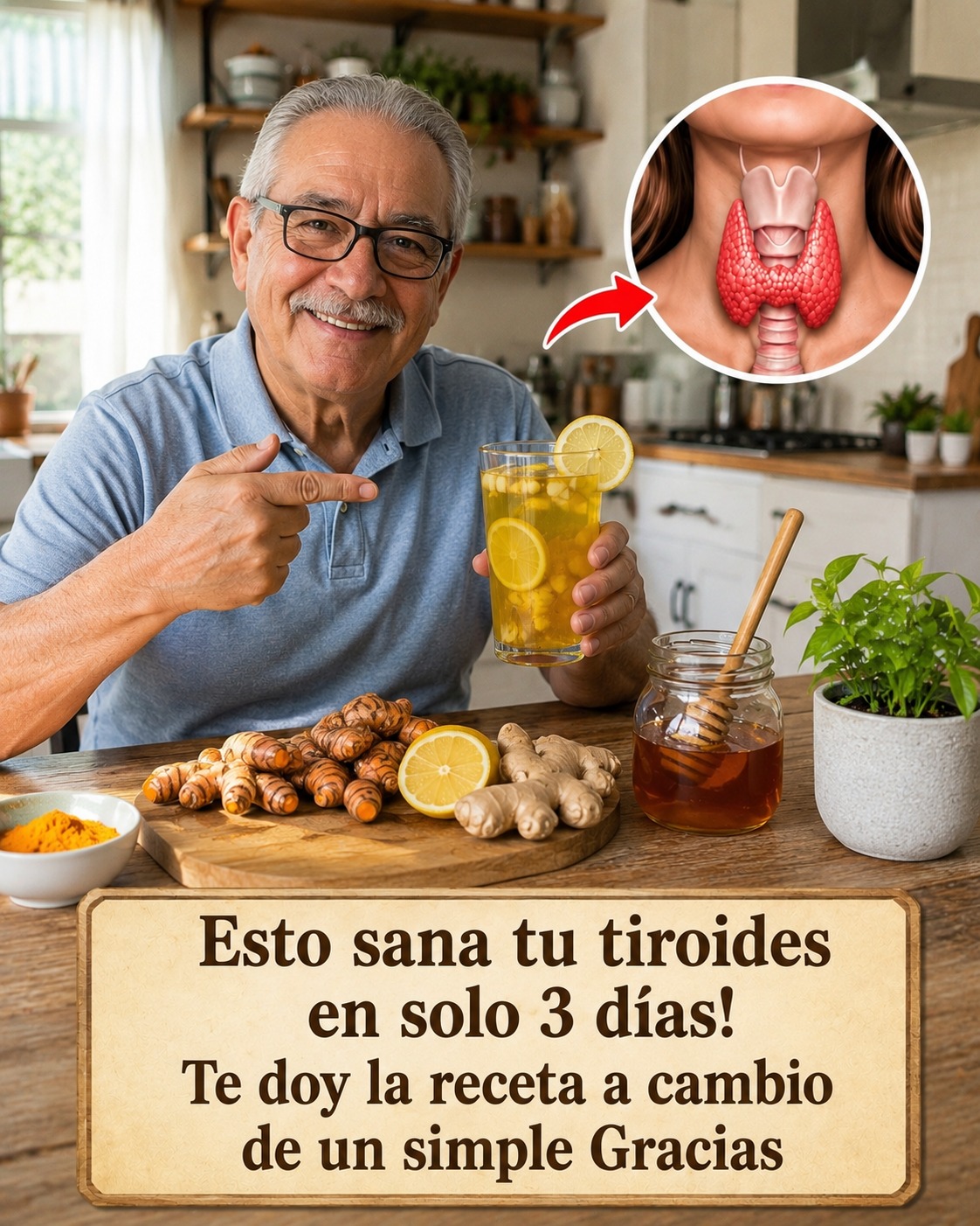 Ingredientes naturales para la salud de la tiroides