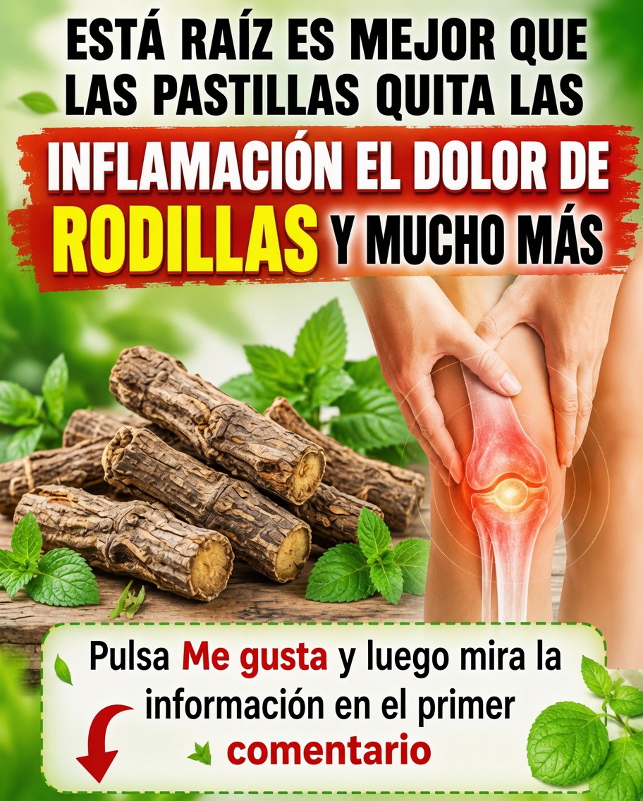 Imagen de raíces y plantas para aliviar el dolor de rodillas