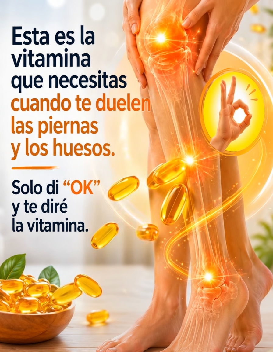 Suplementos vitamínicos para aliviar el dolor en piernas y huesos