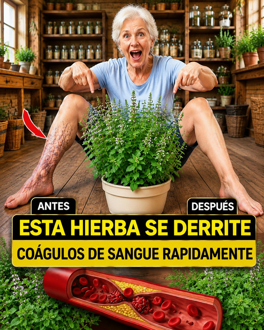 Hierbas para combatir coágulos sanguíneos