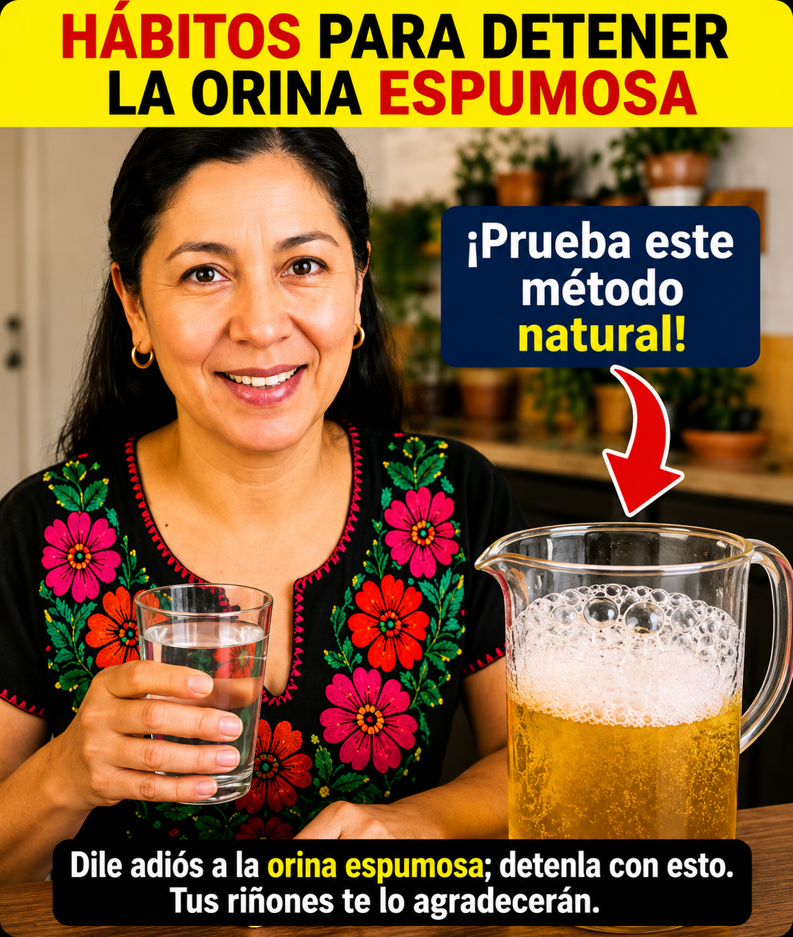 Hidratación adecuada para riñones