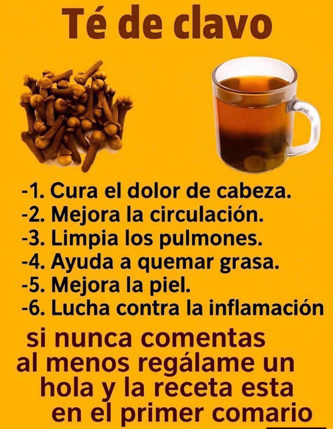Té de clavo de olor