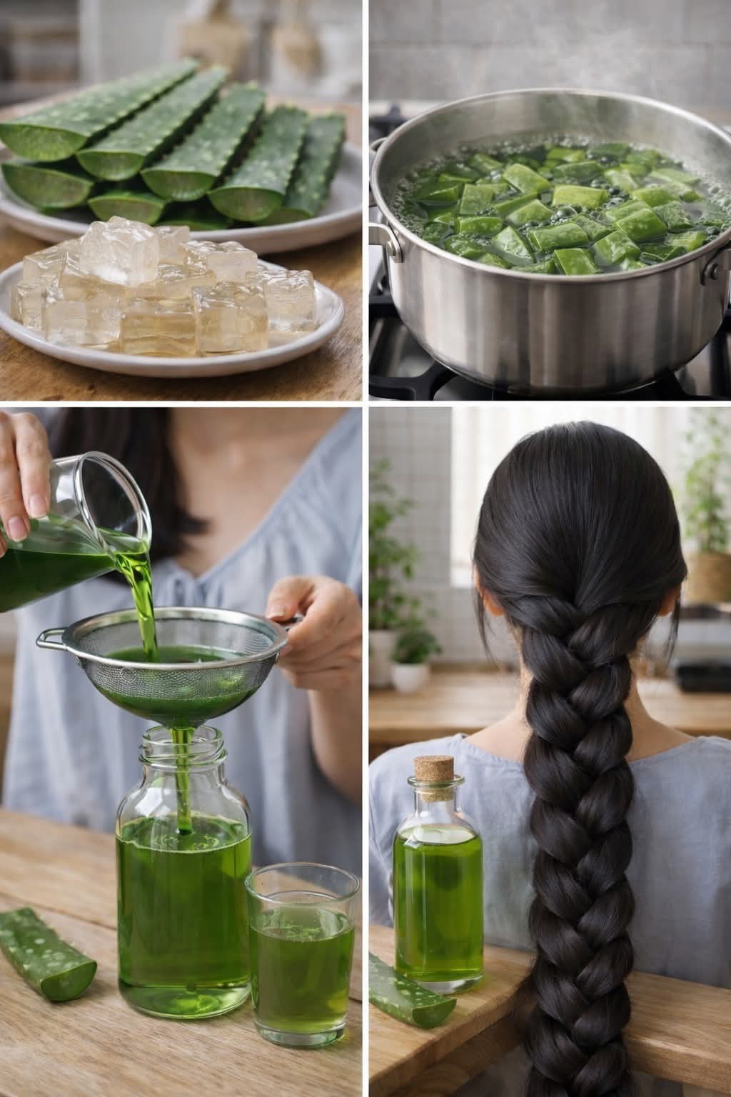 Procedimiento para hacer aceite de sábila
