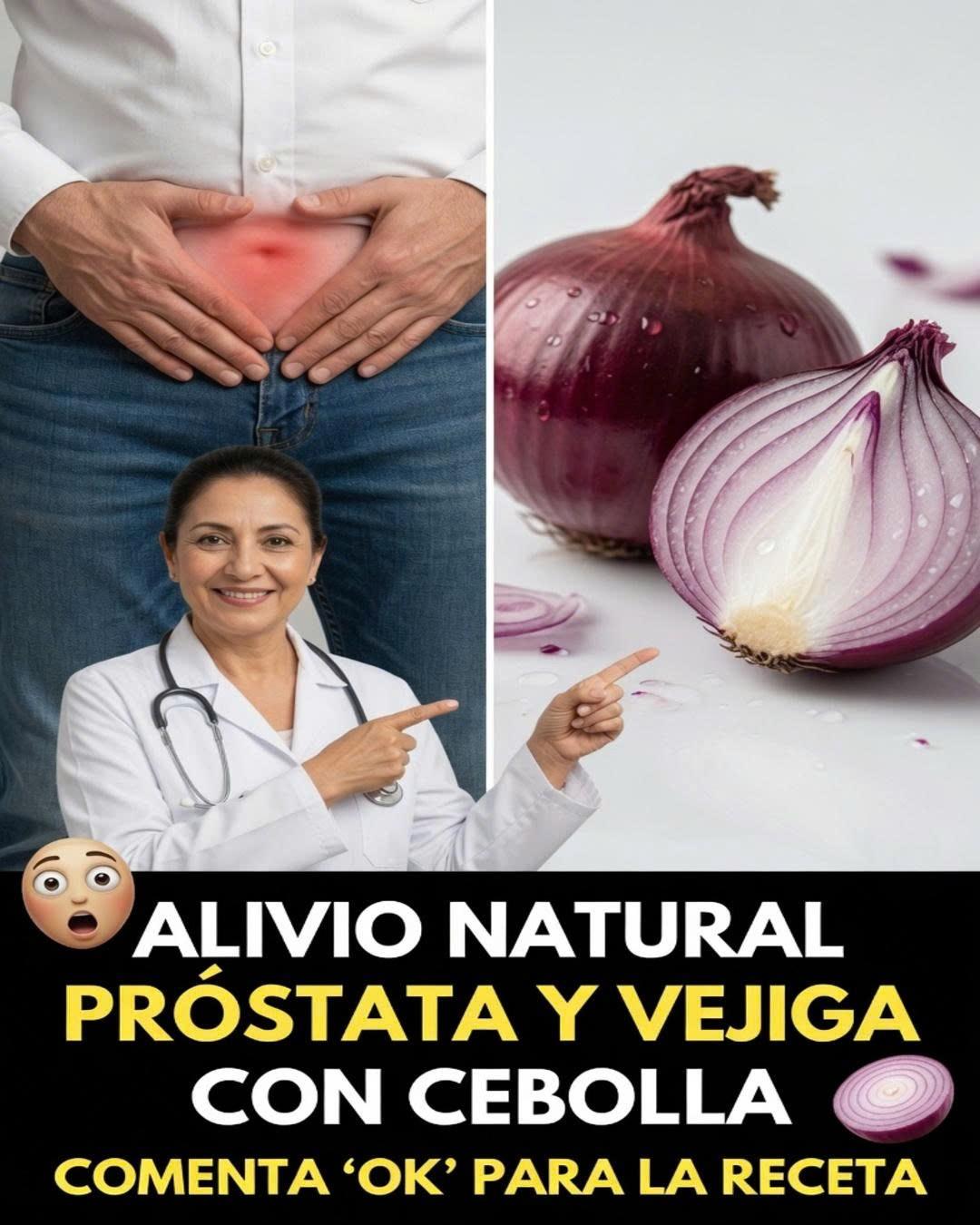 Cebolla roja para la salud de la próstata