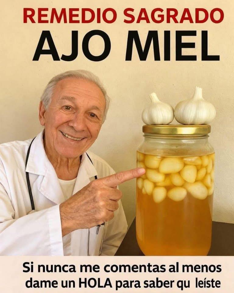 Remedio Sagrado Ajo Miel