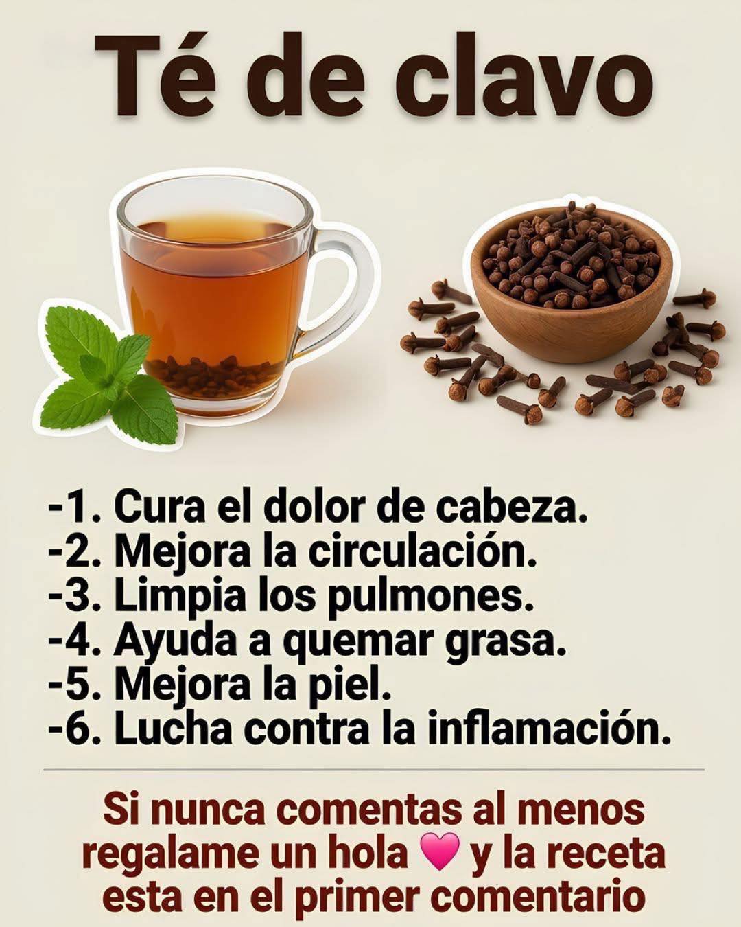 Té de Clavo de Olor